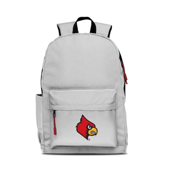 Mojo University of Louisville 17 in. Gray Campus Laptop Backpack  CLLOL716G_RED - The Home Depot