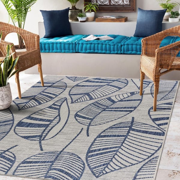 Mosaic Masterpiece Area Rug with Floral Border