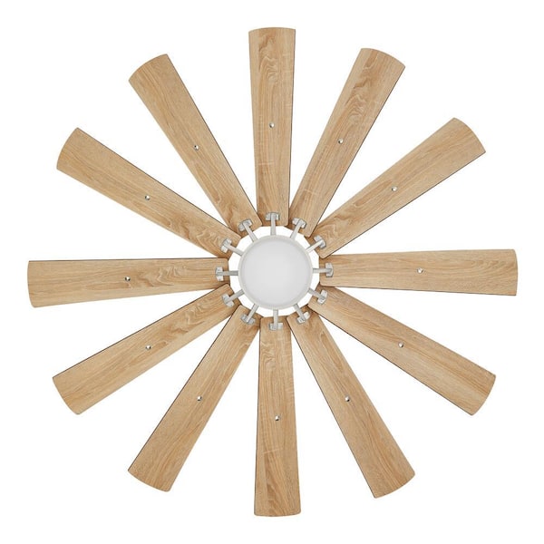 Home Decorators Collection Trudeau 60 in. LED Indoor Brushed