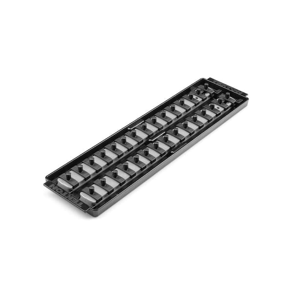 TEKTON 3/4 in. Drive 2-Rail Socket Organizer Set, Gray (16
