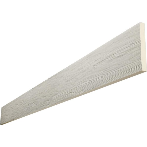 Ekena Millwork Endurathane 1 in. H x 6 in. W x 12 ft. L Rough Sawn Cashmere Faux Wood Beam Plank