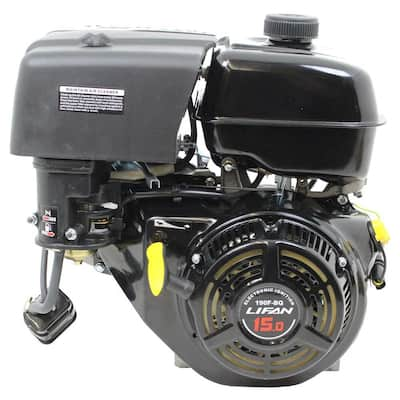 LIFAN 5/8 in. 3 HP 79cc OHV Recoil Start Horizontal Shaft Gas Engine ...