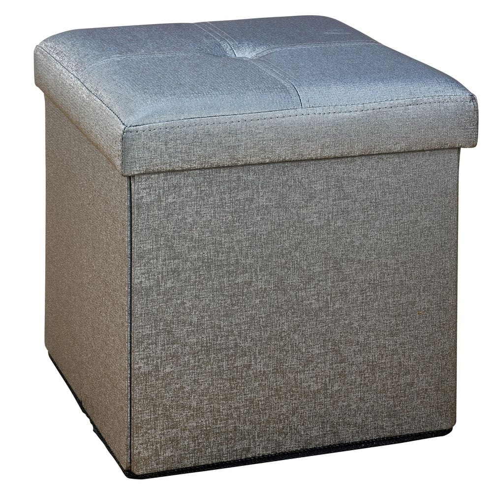 Metallic Pewter Single Folding Ottoman price history on PriceWatchPro