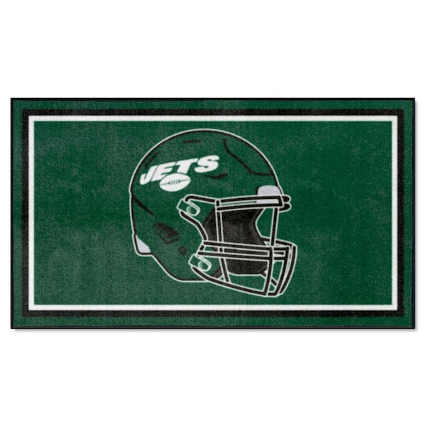 FANMATS New York Jets 3ft. x 5ft. Plush Area Rug