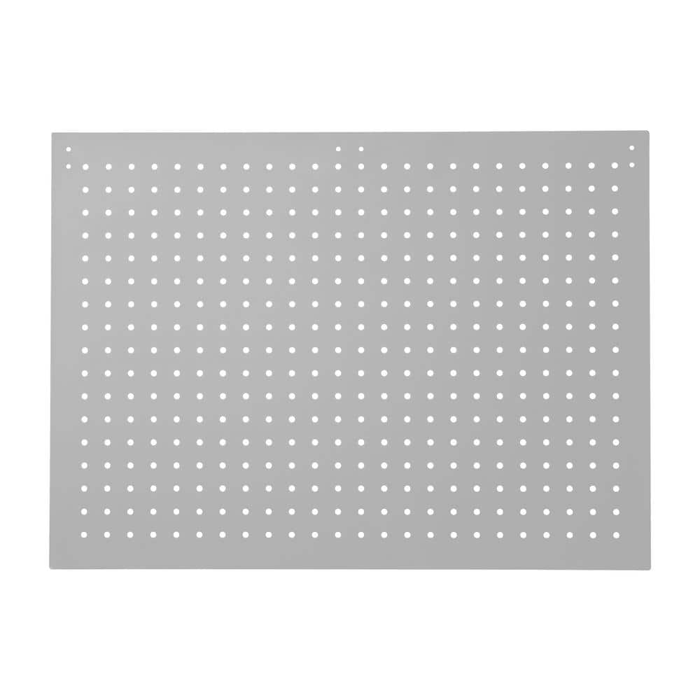 National Public Seating 19 in. H x 26 in. W Grey Peg Boards (2-Piece per Box with 50 Hooks), Gray -  PEG30-8