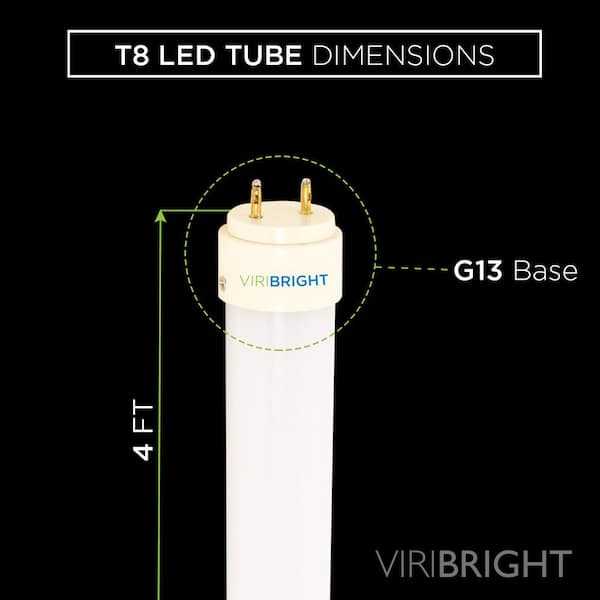 t8 led bulbs no ballast home depot