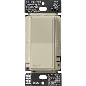 Sunnata Pro LED+ Touch Dimmer Switch, for 500W ELV/MLV, 250W LED, Single Pole/Multi Location, Clay (ST-PRO-N-CY)