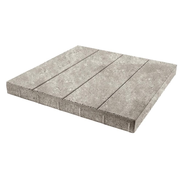 Pavestone Avant XL 24 in. x 24 in. x 2 in. Granite Platinum Square Concrete Step Stone