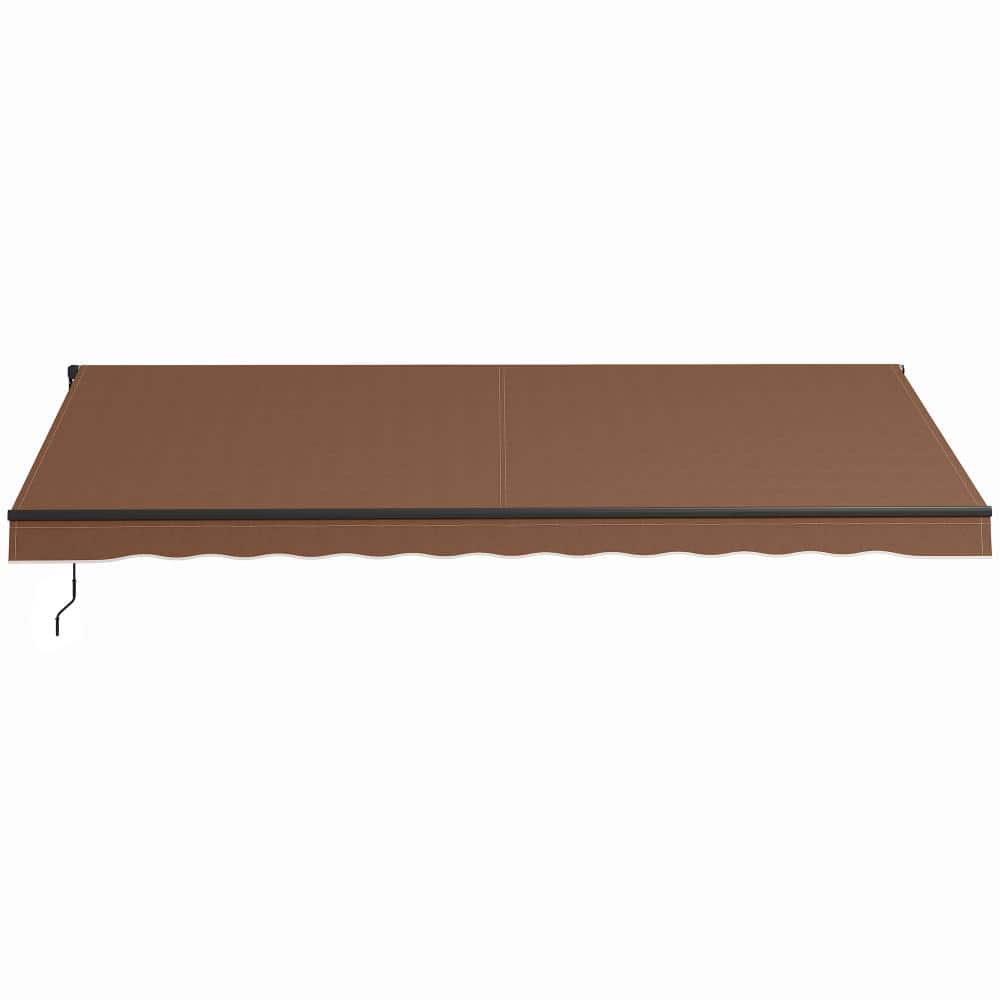 16 ft. W x 10 ft. D Retractable Awning, 280gsm UV Resistant
