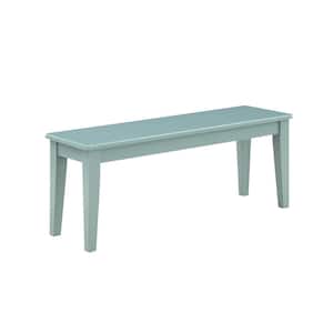 Colorado Blue Aspen Valley Wood Dining Bench (18 in. H x 44 in. W x 15 in. D)