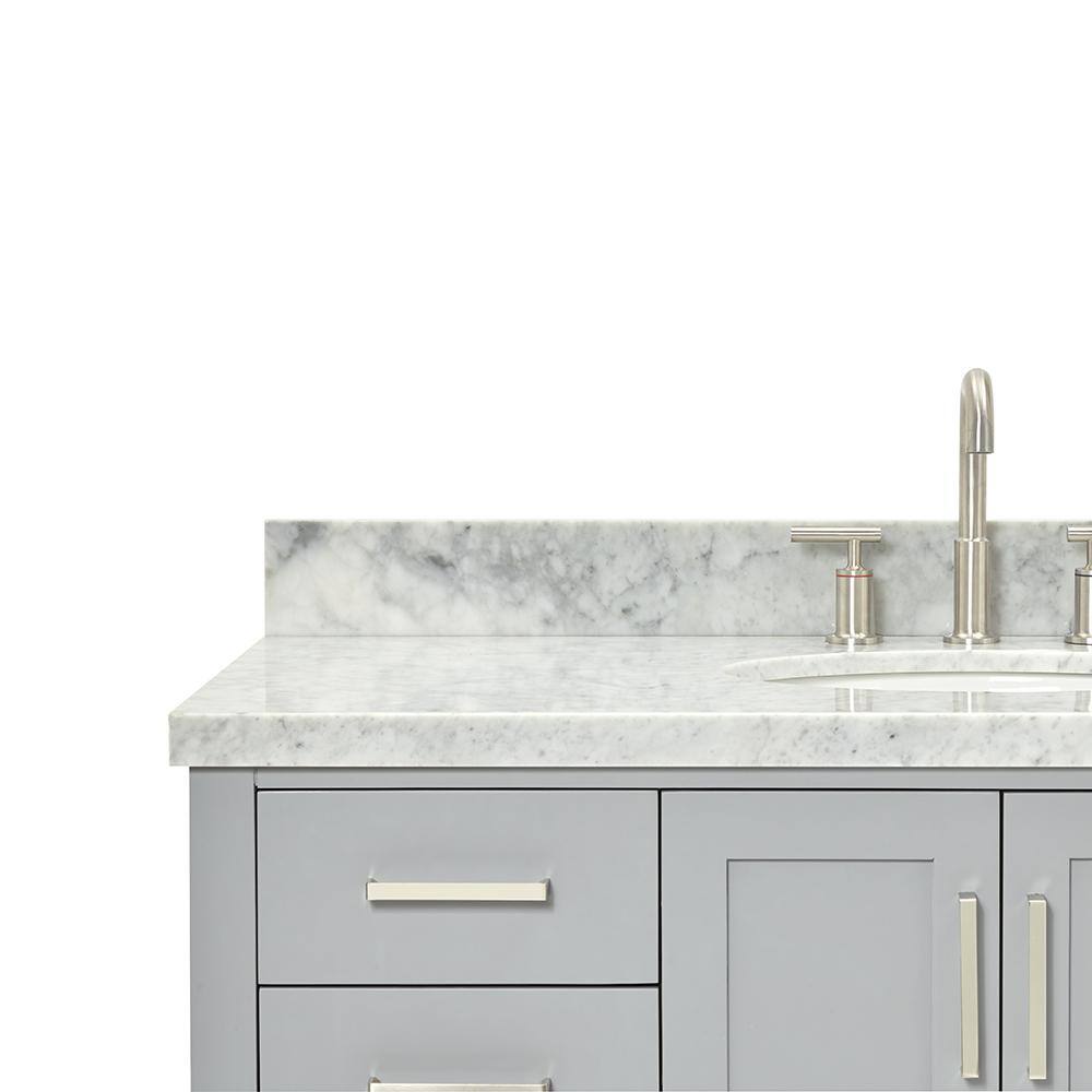 Magnolia Gray 49" Single Bathroom Vanity with Marble Top