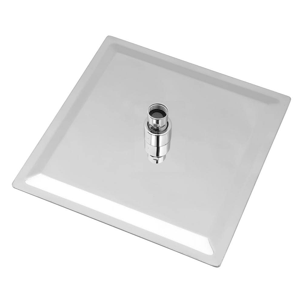 1-Spray Patterns with 2.5 GPM 10 in. Ceiling Mount and Wall Mount Rain Fixe