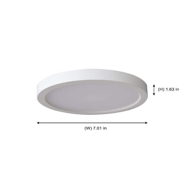 commercial electric 7 in led flush mount