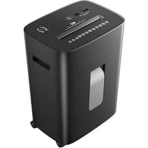 12-Sheet Heavy Duty Paper Credit Card, Mails, Staples Shredder with High Security Level P-4,5.28 Gal. Bin in Black