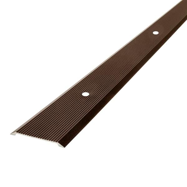 2-1/2"X 36" FOREST BROWN ALUMINUM SEAM BINDER W/SCREWS & ANCHORS