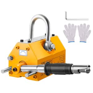Magnetic Lifter, 220 lbs./100 kg Pulling Capacity, 2.5 Safety Factor, Neodymium and Steel, Lifting Magnet with Release