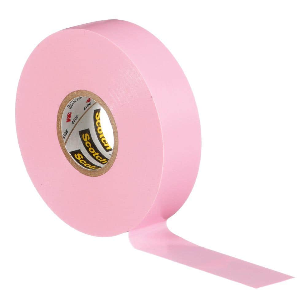 Reviews for Scotch 3/4 in. x 66 ft. Vinyl Color Coding Electrical Tape, Pink