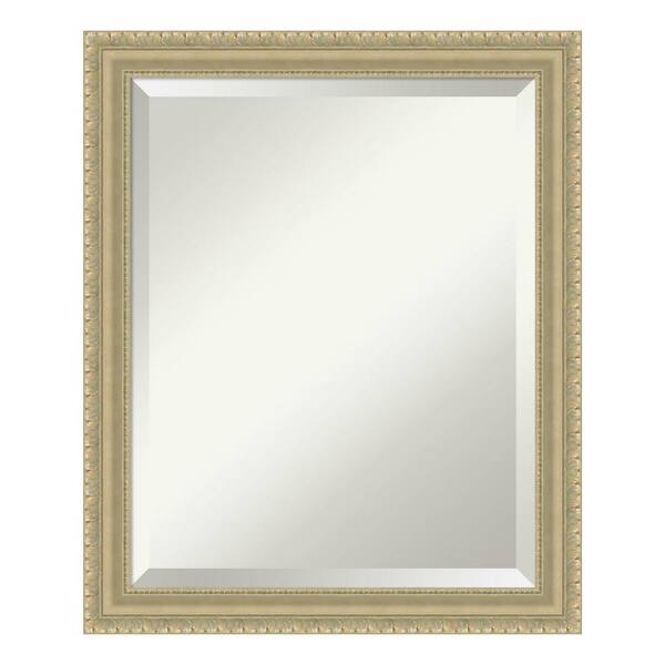Champagne Edged Triple Opening Bevelled Mirror Photo Frames 