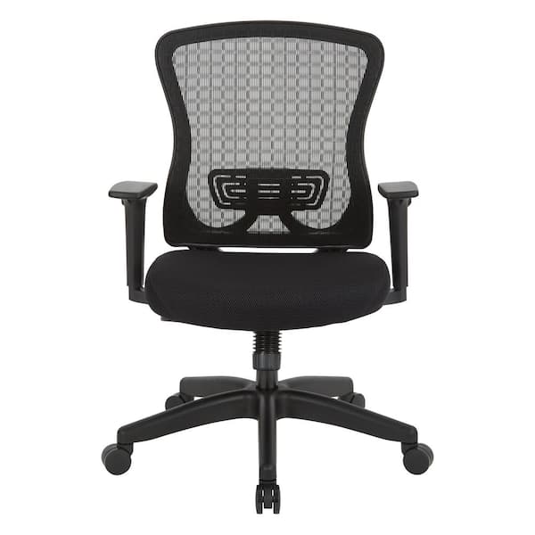 Office Star Products CHX Dark Breathable Mesh Back and Padded Mesh Seat Managers Chair