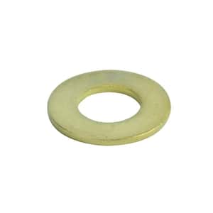 #4 Brass Flat Washer (12-Pack)