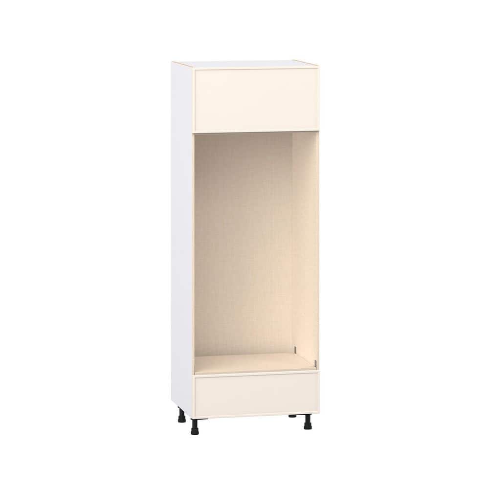 Fairview 30 in. W x 24 in. D x 84.5 in. H Assembled Slim Shaker Double Oven Kitchen Cabinet in Washed Linen price history on PriceWatchPro