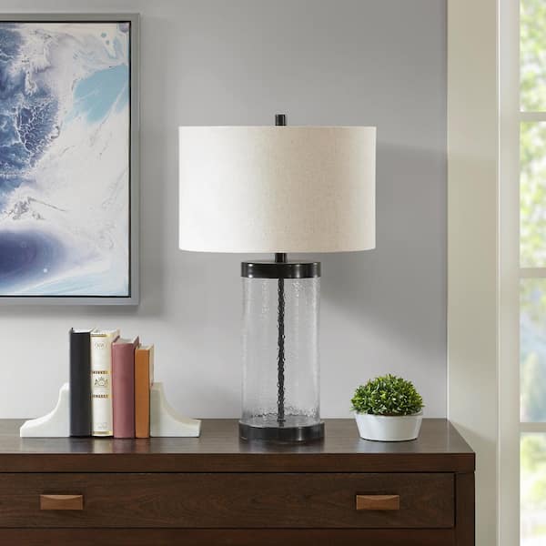 Macon 27 in. Clear Table Lamp