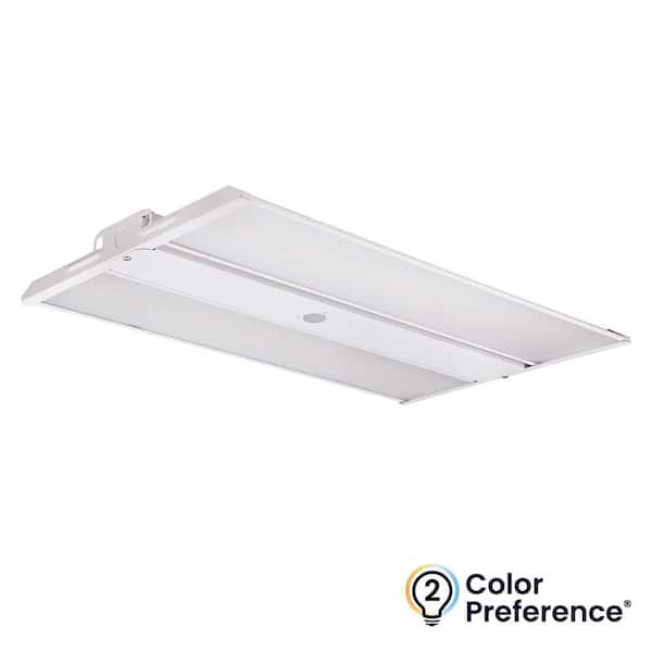 2 ft. 400-Watt Equivalent Thin Profile LED Dimmable White High Bay Light 4000K 5000K 42,000 Lumens Workshop Garage Light