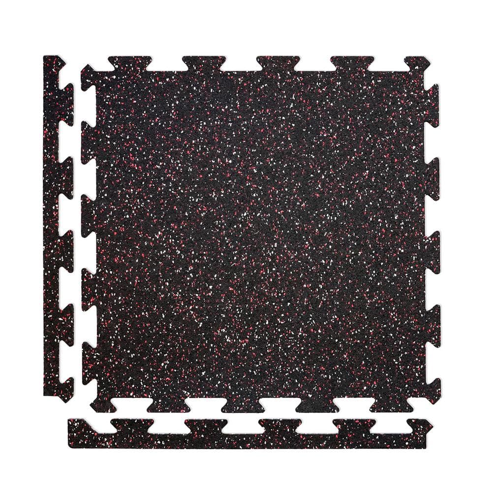 Eco-Lock Cross-Training In-The-Zone 24 in. x 24 in. x 0.3 in. Rubber Gym Flooring Tiles (25.7 sq. ft.) (6-Pack) price history on PriceWatchPro