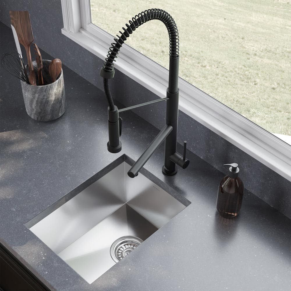 Swiss Madison Tourner 14 In X 18 In Stainless Steel Single Basin   Brushed Stainless Steel Swiss Madison Undermount Kitchen Sinks Sm Ku706 64 1000 