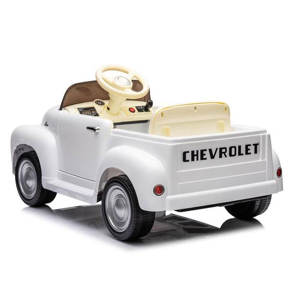 Chevrolet Pickup ラジコンカー 1/10 1950 Chevrolet 3100 Pickup Truck Lowrider White with Graphics and
