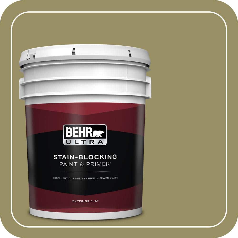 5 gal. #390F-6 Tate Olive Flat Exterior Paint & Primer price history on PriceWatchPro