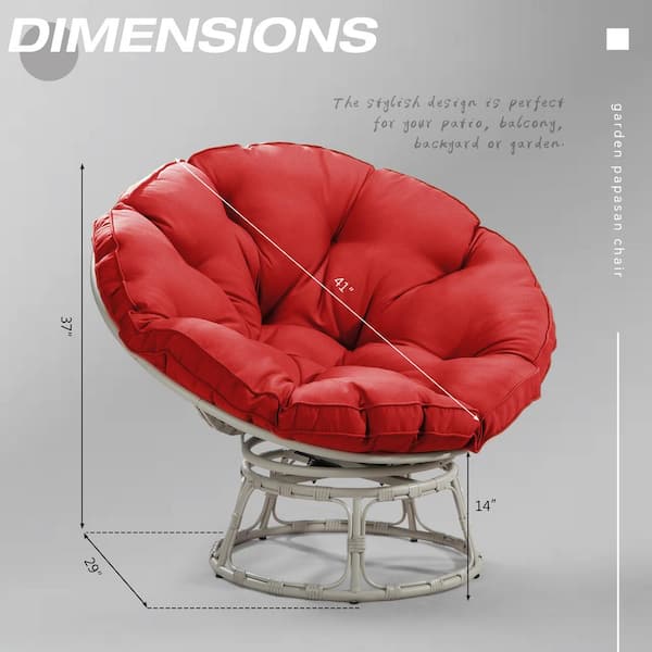 Papasan discount chair sizes