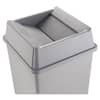 Rubbermaid Commercial Products Untouchable 35 and 50 Gal. Grey Square ...