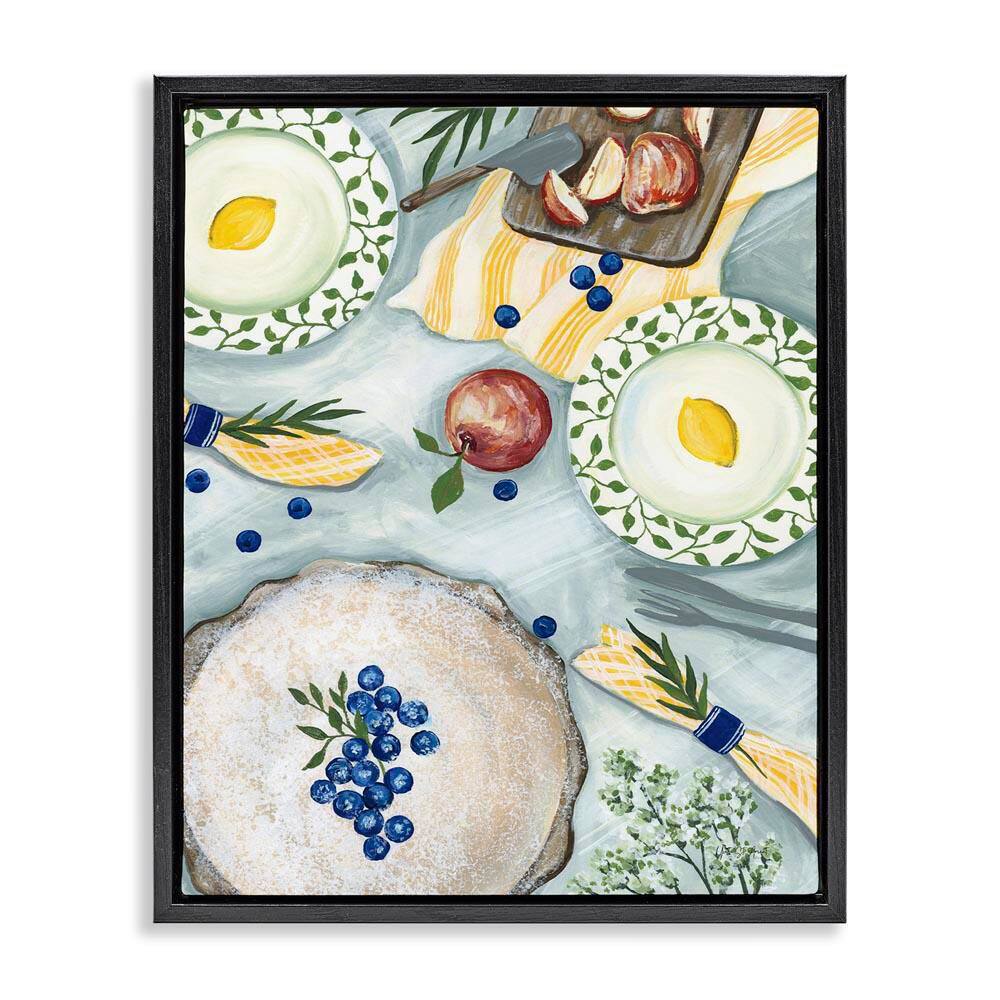 Summer Picnic Fruits by Yvette St. Amant Black Floater Frame Food Graphic Art Print 21 in. x 17 in. price history on PriceWatchPro