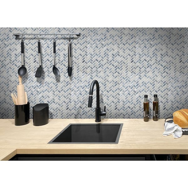Apollo Tile (Sample) Floor and Wall Tile Blue 4-in x 4-in Polished Glass Floor and Wall Tile