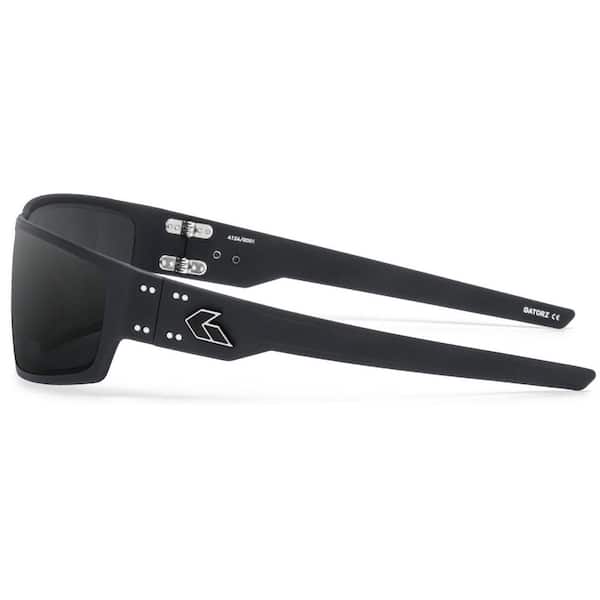 GATORZ Warhawk, Black Frame, Smoke Lenses GZ-15-031 - The Home Depot
