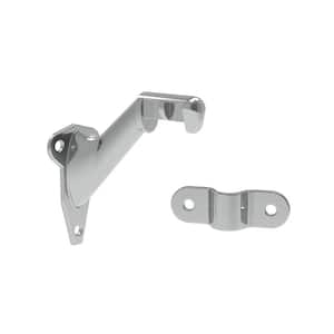 Hand Rail Brackets Collection Handrail Bracket 3 in. Chrome Finish (15-Pack)