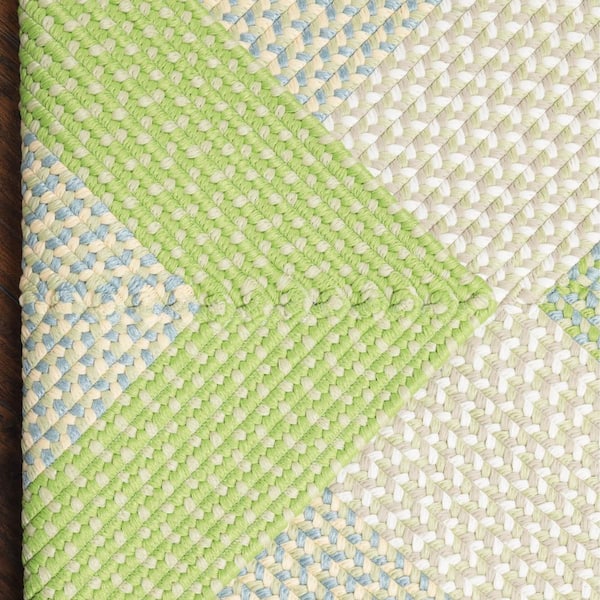 Blithe Lime 12 ft. x 15 ft. Braided Area Rug