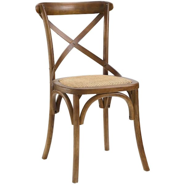 MODWAY Gear Walnut Dining Side Chair