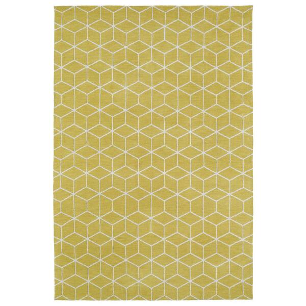 Kaleen Cozy Toes Yellow 5 ft. x 7 ft. Area Rug