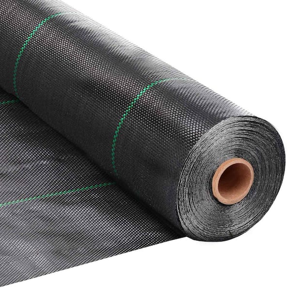 Premium 4 ft. x 100 ft. Pro Garden Weed Barrier Landscape Fabric, 6 oz. Heavy-Duty, Durable, Light-Weight