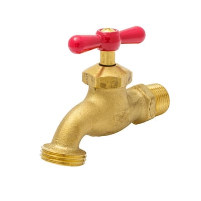 1/2 in. x 3/4 in. Brass FPT x MHT Heavy-Duty Hose Bibb