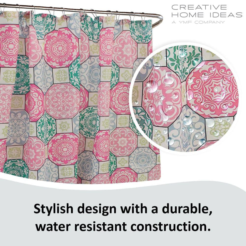 Addison Multicolor Geometric Polyester 15-Piece Bathroom Set