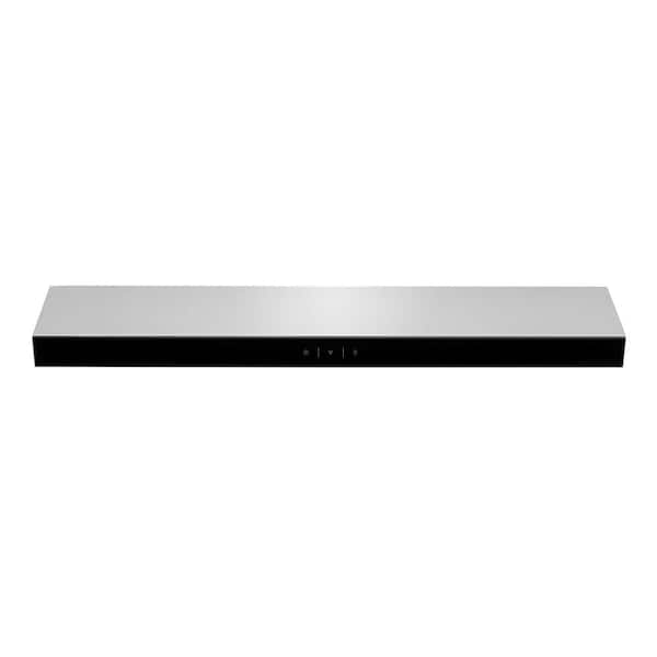 Frigidaire 36 in. Convertible Undercabinet Range Hood in Stainless Steel with LED Lighting and Carbon Charcoal Filter