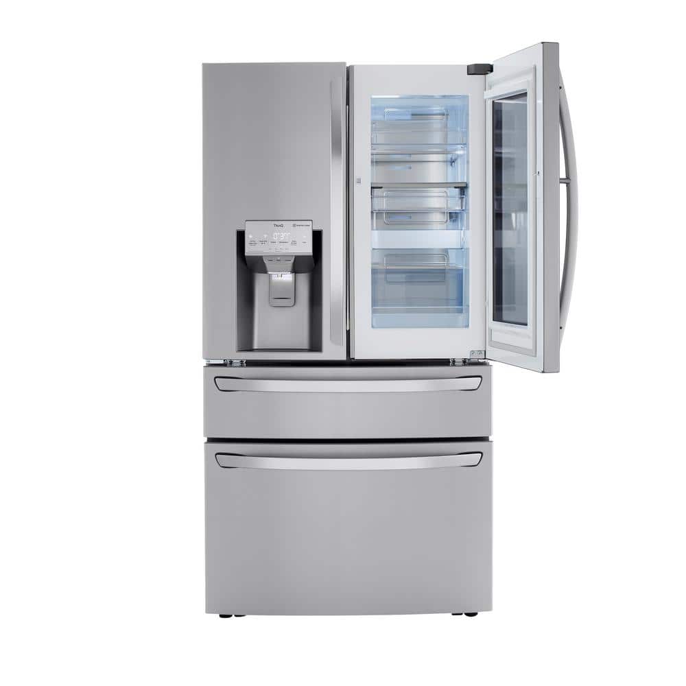 Stainless Steel Smart French Door Refrigerator with Ice Maker