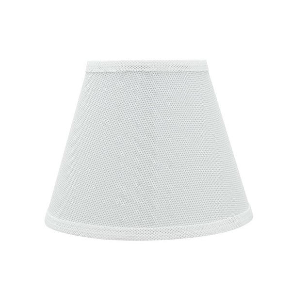 9 in. x 7 in. White Hardback Empire Lamp Shade