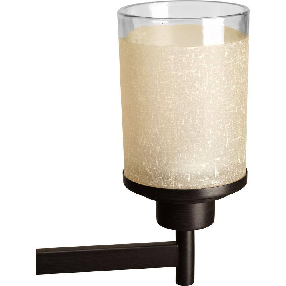 Alexa 4-Light Antique Bronze Linear Chandelier