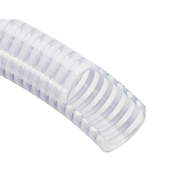 HYDROMAXX 1-1/2 in. Dia x 25 ft. Clear Flexible PVC Suction and