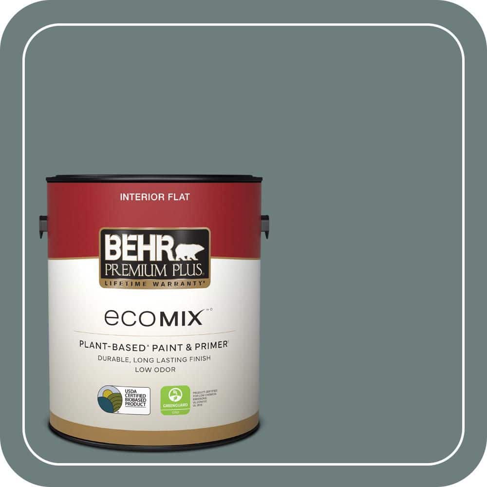 1 gal. #N440-5 Coney Island Flat EcoMix Plant-Based Interior Paint & Primer price history on PriceWatchPro