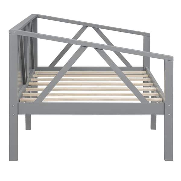 Gray Wood Frame Twin Size Daybed